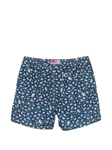 Slip de baie Mc2 Saint Barth cu imagine albastru