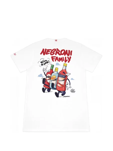 Tricou Mc2 Saint Barth cu imagine alb