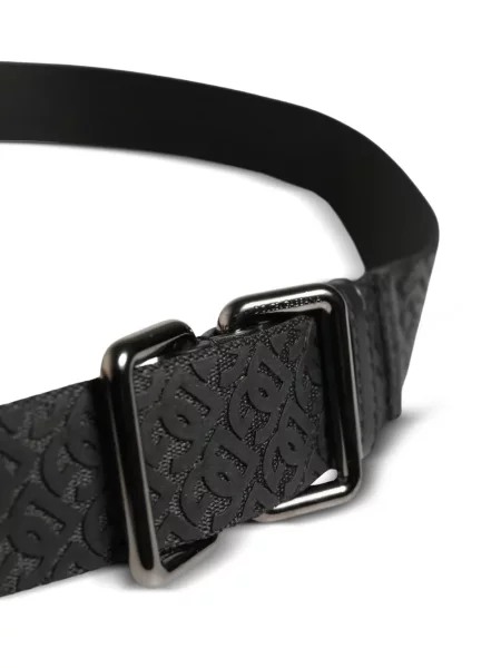 Remen Dolce & Gabbana sa kopčom s autogramom crna
