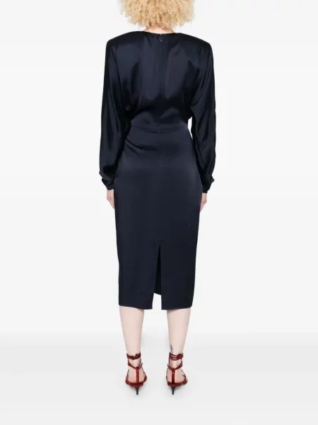 Rochie maxi Stella Mccartney până la genunchi de costum albastru