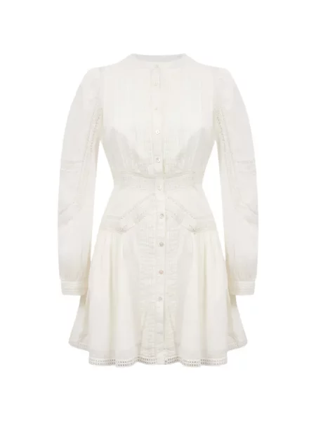Rochie mini Ulla Johnson din dantelă alb
