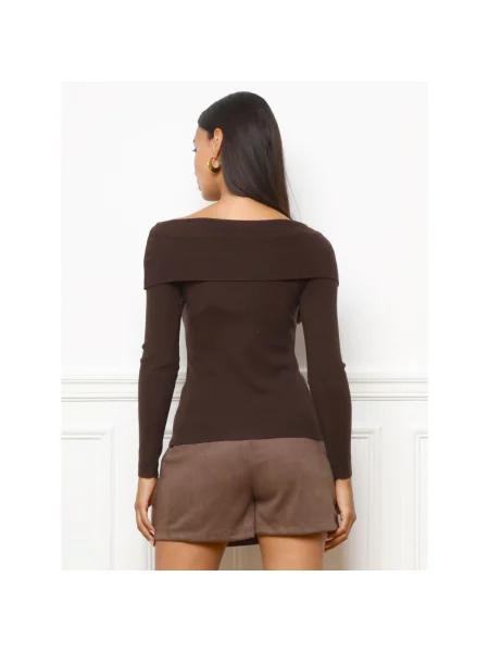 Top La Modeuse maro