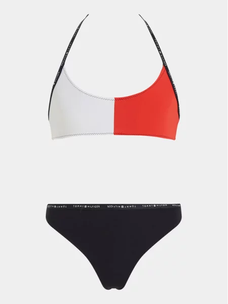 Tommy Hilfiger Strój kąpielowy biały
