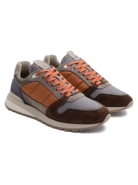 Sneakersy Ambitious skórzane typu teddy