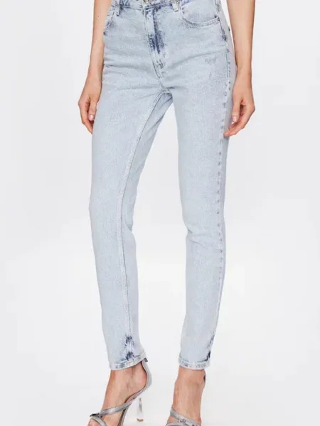 Прямі джинси GUESS блакитний