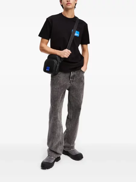 Μπλούζα Karl Lagerfeld Jeans μαύρο