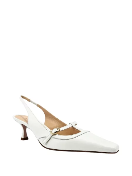 Pantofi cu toc Madison.maison slingback alb
