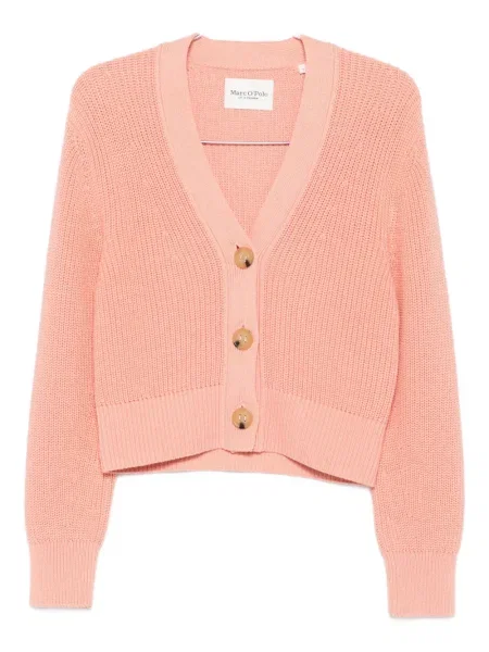 Cardigan Marc O'polo cu decolteu în V roz