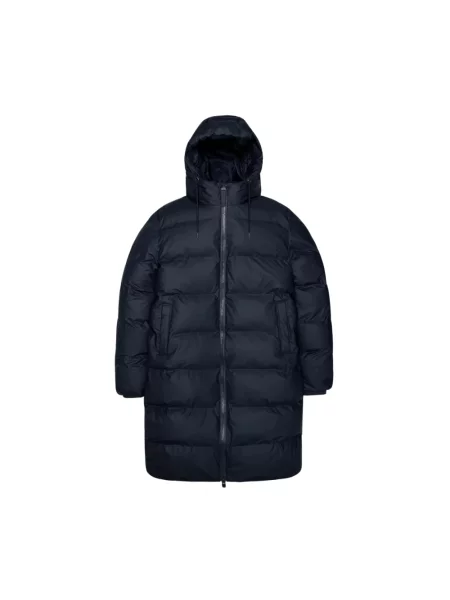 Rains kurtka Jackets granatowy zimowa niebieska