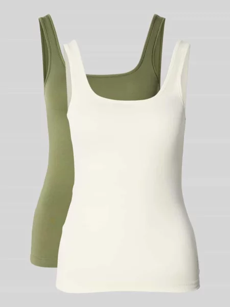 Slim Fit Tank Top z mieszanki bawełny w Hugo