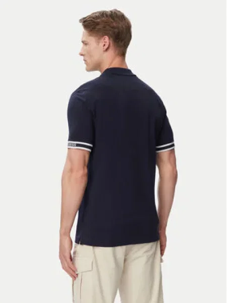 Guess Polo majica Mornarsko modra