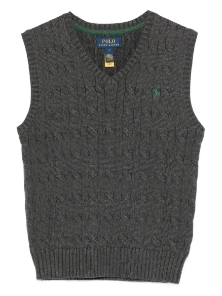 Kamizelka dziecięca Polo Ralph Lauren szara