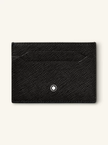 Montblanc Etui Na Karty Ze Skóry Saffiano Sartorial schwarz czarny
