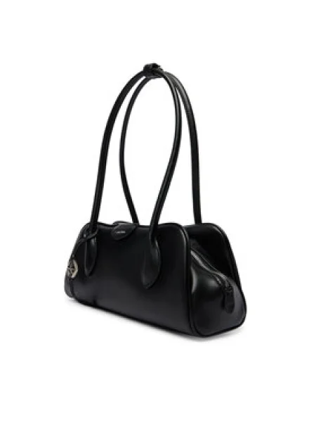 Calvin Klein Kabelka Emblem Trio Shoulder Bag čierna