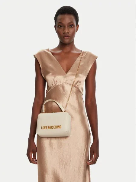 LOVE MOSCHINO Rankinė Kreminė