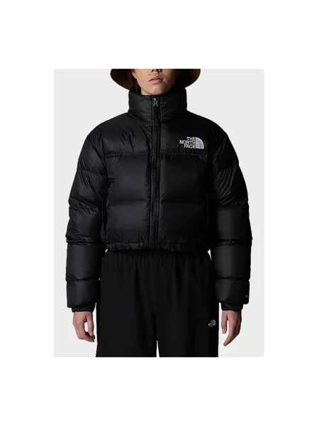 Krótka kurtka puchowa The North Face czarna