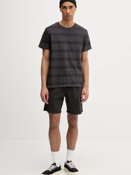 Levi's tričko SS CLASSIC POCKET TEE černé
