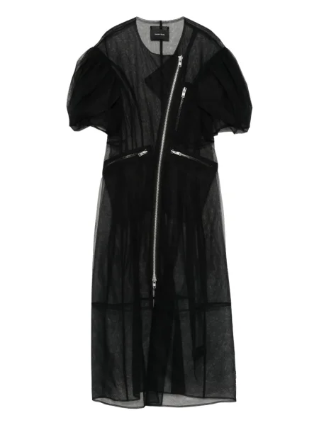 Rochie Simone Rocha transparente de costum negru
