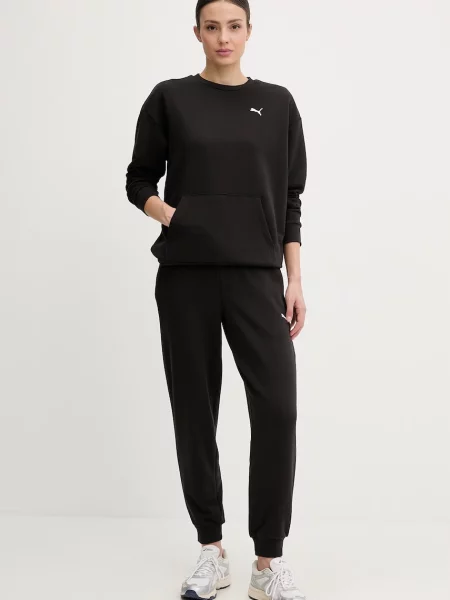 Puma komplet dresowy Relaxed Sweat suit czarny