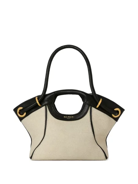 Geantă shopper Balmain din piele