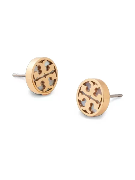 Kolczyki Tory Burch żółte