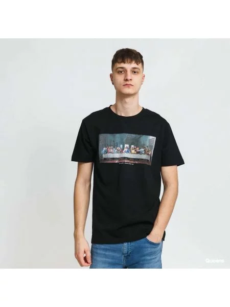 Тениска Urban Classics Can't Hang With Us Tee Black S черно
