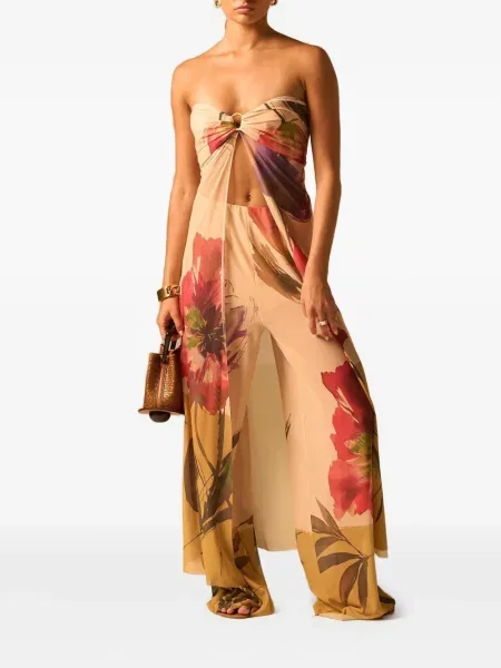 Bluzka Jbq w kwiatki z nadrukiem