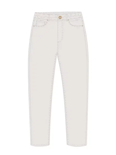 Jeansy Moodo białe