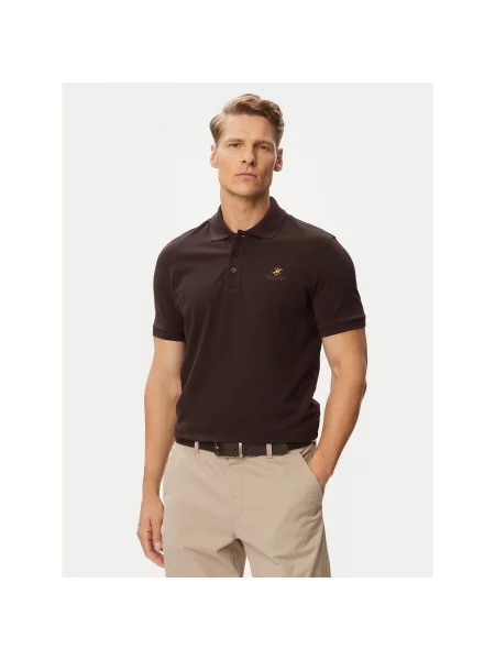 Beverly Hills Polo Club Polo majica Temno rjava