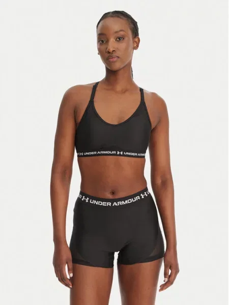 UNDER ARMOUR Sportovní podprsenka černá bílá