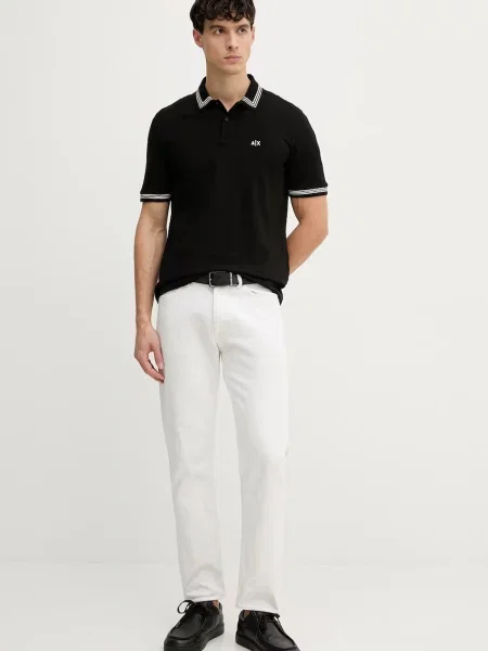Polo Armani Exchange negru