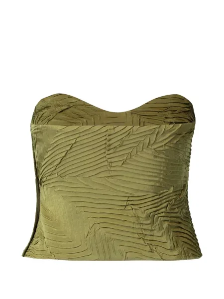 Top Ulla Johnson din satin verde