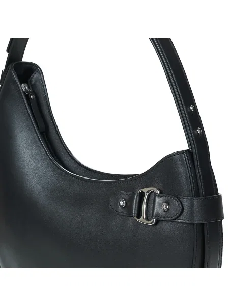Lauren Ralph Lauren Kabelka na rameno TASHA' čierna