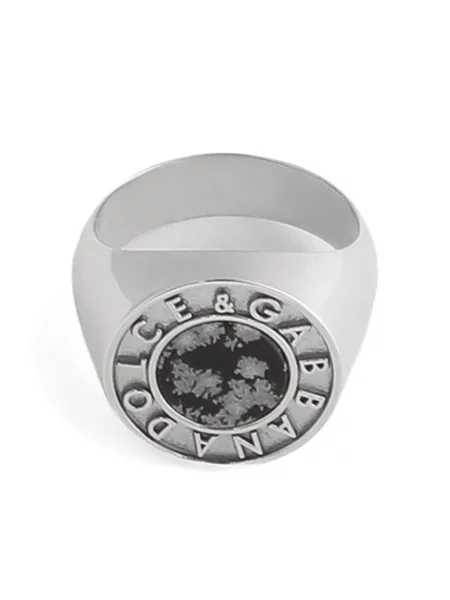 Inel Dolce & Gabbana cu strasuri argintiu
