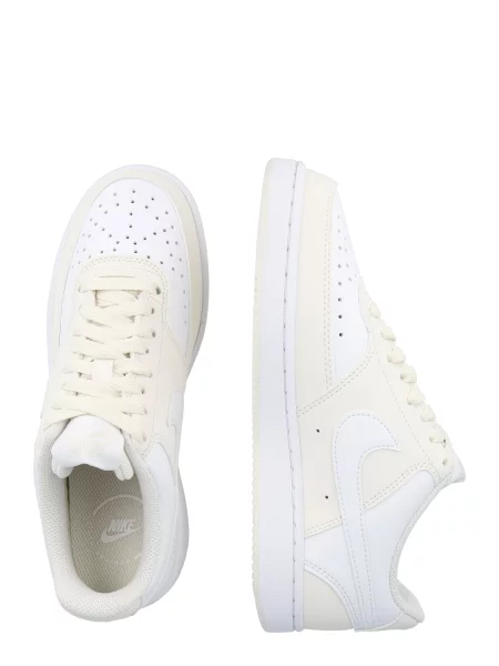 Nike Sportswear Rövid szárú sportcipők Court Vision / fehér bézs