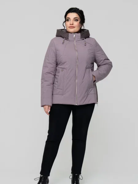 Демісезонна куртка All Posa лавандовий