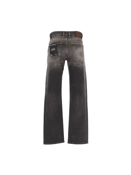 Jeansy Emporio Armani z 5 kieszeniami szare