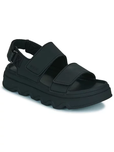 Cropp pantofi Sorel cu baretă pe gleznă cu bretele negru
