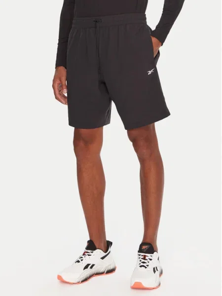 Reebok Спортни шорти черен