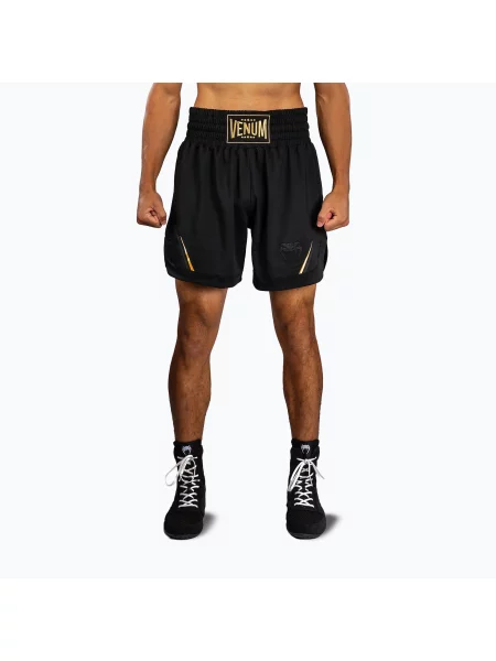 Pantaloni scurți de antrenament pentru bărbați Venum G-Core Boxing black/gold negru