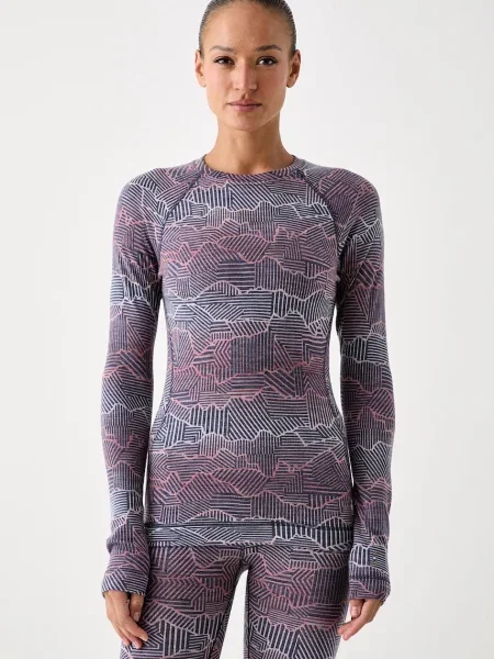Smartwool funkční tričko s dlouhým rukávem z merino vlny růžové