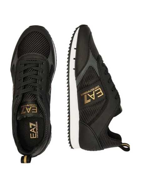 Tenisky Emporio Armani Ea7 so sieťovinou čierna