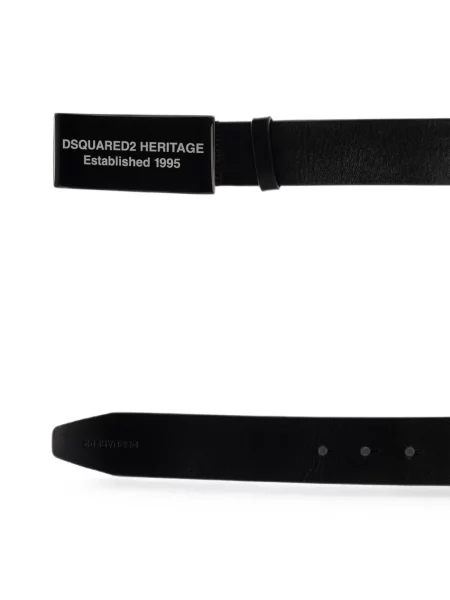 Cu centură curea Dsquared2 negru