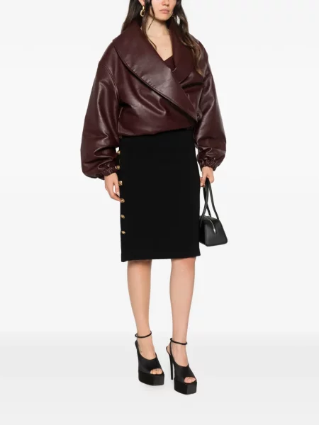 Fustă midi Versace negru
