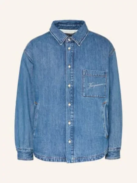 Jacquemus Kurtka Dżinsowa La Chemise Boulanger blau niebieska