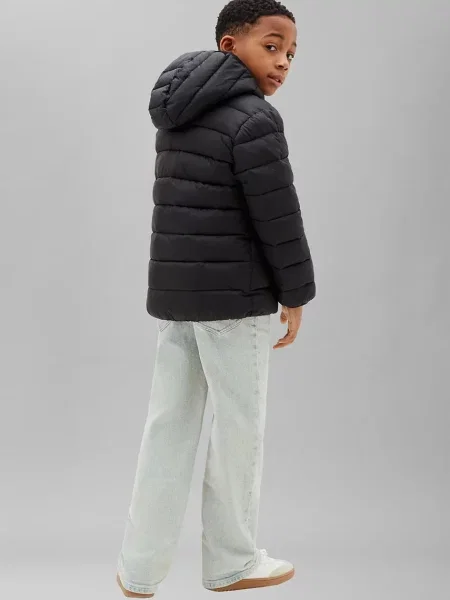 Calvin Klein Jeans капитонирано яке за деца черно