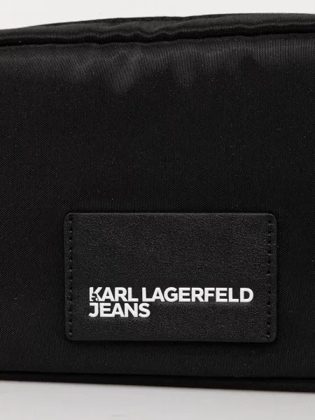 Поясная сумка Karl Lagerfeld Jeans с поясом черная