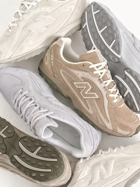 New Balance sportcipő velúr lila