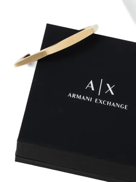 Brăţară Armani Exchange cu imprimeu geometric auriu