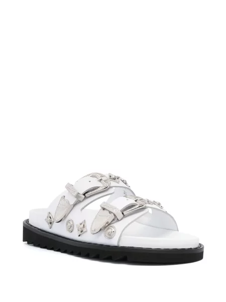 Sandale Toga Pulla slip-on alb